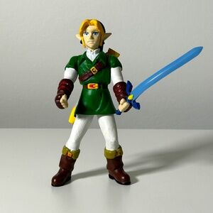 Vintage BD & A The Legend Of Zelda Ocarina Of Time Link Action Figure (OA2)